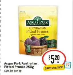IGA Angas Park Australian Pitted Prunes offer