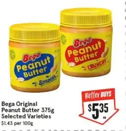 IGA Bega Original Peanut Butter offer