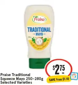 IGA Praise Traditional Squeeze Mayo offer