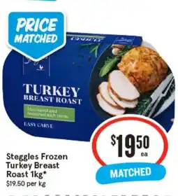 IGA Steggles Frozen Turkey Breast Roast offer