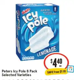 IGA Peters Icy Pole offer