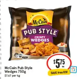 IGA McCain Pub Style Wedges offer