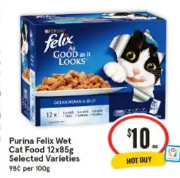 IGA Purina Felix Wet Cat Food offer