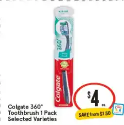 IGA Colgate 360° Toothbrush offer