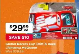Toyworld Global Racers Cup Drift & Race Lightning McQueen offer