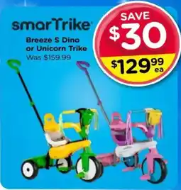 Toyworld Breeze S Dino or Unicorn Trike offer