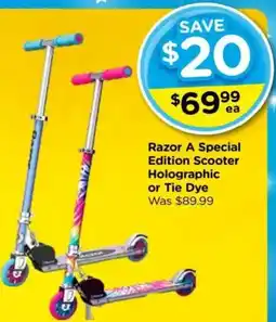 Toyworld Razor A Special Edition Scooter Holographic or Tie Dye offer