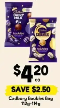 Drakes Cadbury Baubles Bag offer