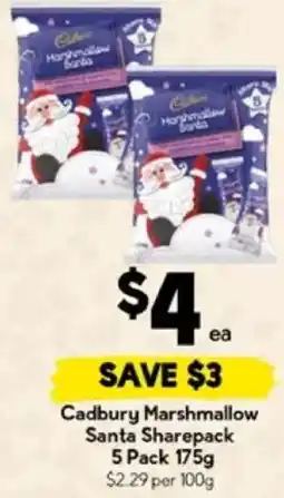 Drakes Cadbury Marshmallow Santa Sharepack offer