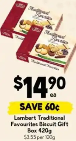 Drakes Lambert Traditional Favourites Biscuit Gift Box offer