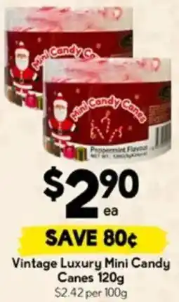Drakes Vintage Luxury Mini Candy Canes offer