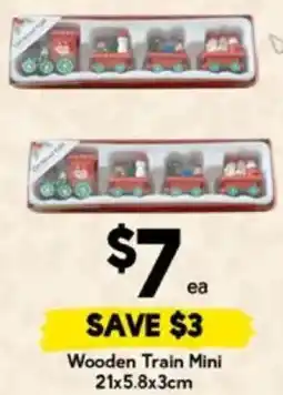 Drakes Wooden Train Mini offer
