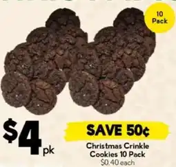 Drakes Christmas Crinkle Cookies offer