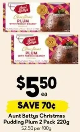 Drakes Aunt Bettys Christmas Pudding Plum offer