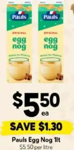 Drakes Pauls Egg Nog offer