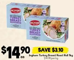 Drakes Ingham Turkey Breast Roast Roll offer
