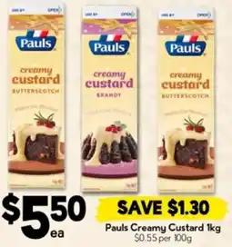 Drakes Pauls Creamy Custard offer