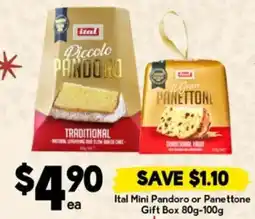 Drakes Ital Mini Pandoro or Panettone Gift Box offer