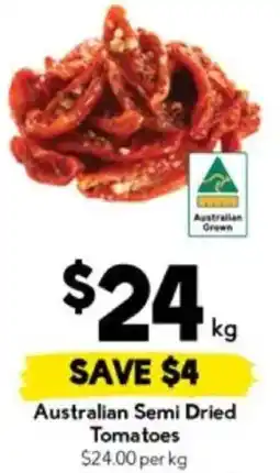 Drakes Australian Semi Dried Tomatoes offer