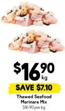 Drakes Thawed Seafood Marinara Mix offer