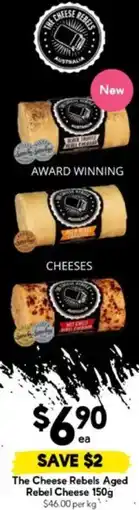 Drakes The Cheese Rebels Aged Rebel Cheese offer
