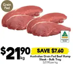 Drakes Australian Grain Fed Beef Rump Steak - Bulk Tray offer