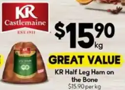Drakes Kr half leg ham on the bone offer
