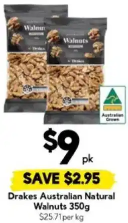 Drakes Drakes Australian Natura Walnuts offer