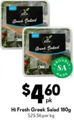 Drakes Hi Fresh Greek Salad offer