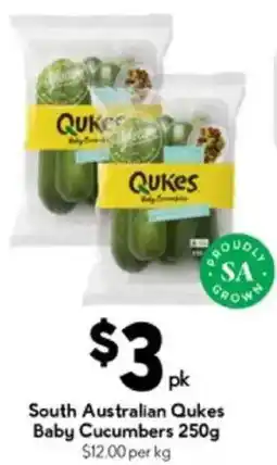 Drakes South Australian Qukes Baby Cucumbers offer