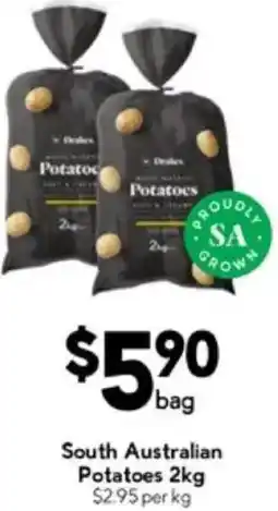 Drakes South Australian Potatoes offer