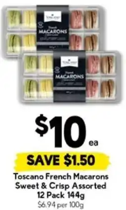 Drakes Toscano French Macarons Sweet & Crisp Assorted offer