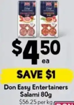 Drakes Don Easy Entertainers Salami offer