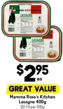 Drakes Mamma Rosa's Kitchen Lasagne offer