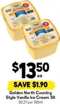 Drakes Golden North Country Style Vanilla Ice Cream offer