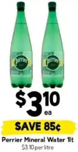 Drakes Perrier Mineral Water offer