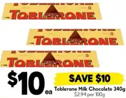 Drakes Toblerone Milk Chocolate offer