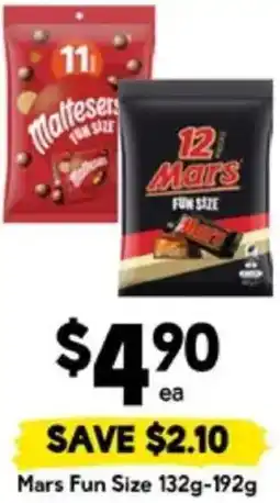 Drakes Mars Fun Size offer