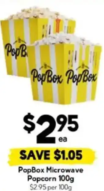 Drakes PopBox Microwave Popcorn offer
