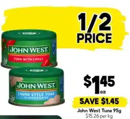 Drakes John West Tuna offer