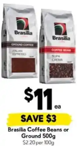 Drakes Brasilia Coffee Beans or Ground offer