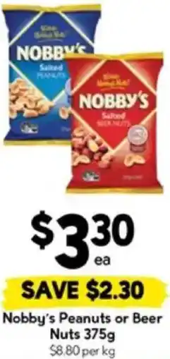 Drakes Nobby's Peanuts or Beer Nuts offer