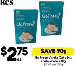 Drakes Go Freee Vanilla Cake Mix Gluten Free offer