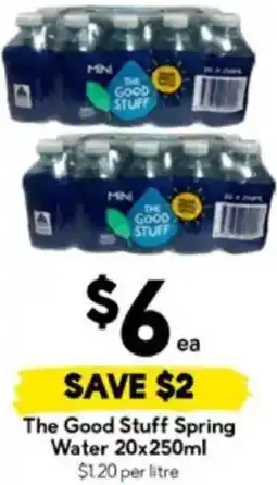 Drakes The Good Stuff Spring Water offer