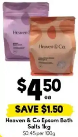 Drakes Heaven & Co Epsom Bath Salts offer