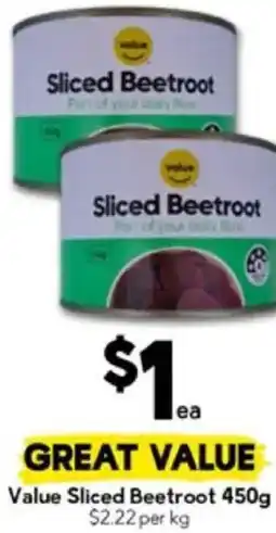 Drakes Value Sliced Beetroot offer