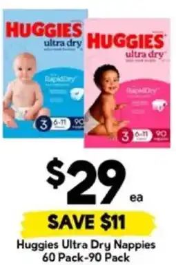 Drakes Huggies Ultra Dry Nappies offer