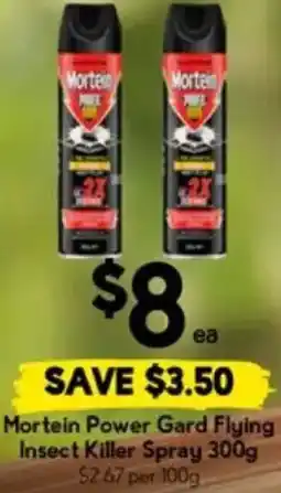 Drakes Mortein Power Gard Flying Insect Killer Spray offer