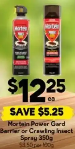 Drakes Mortein Power Gard Barrier or Crawling Insect Spray offer