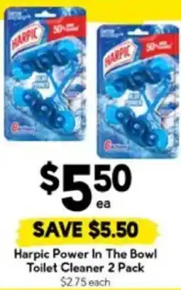 Drakes Harpic Power In The Bowl Toilet Cleaner offer